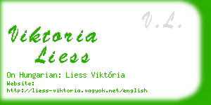 viktoria liess business card
